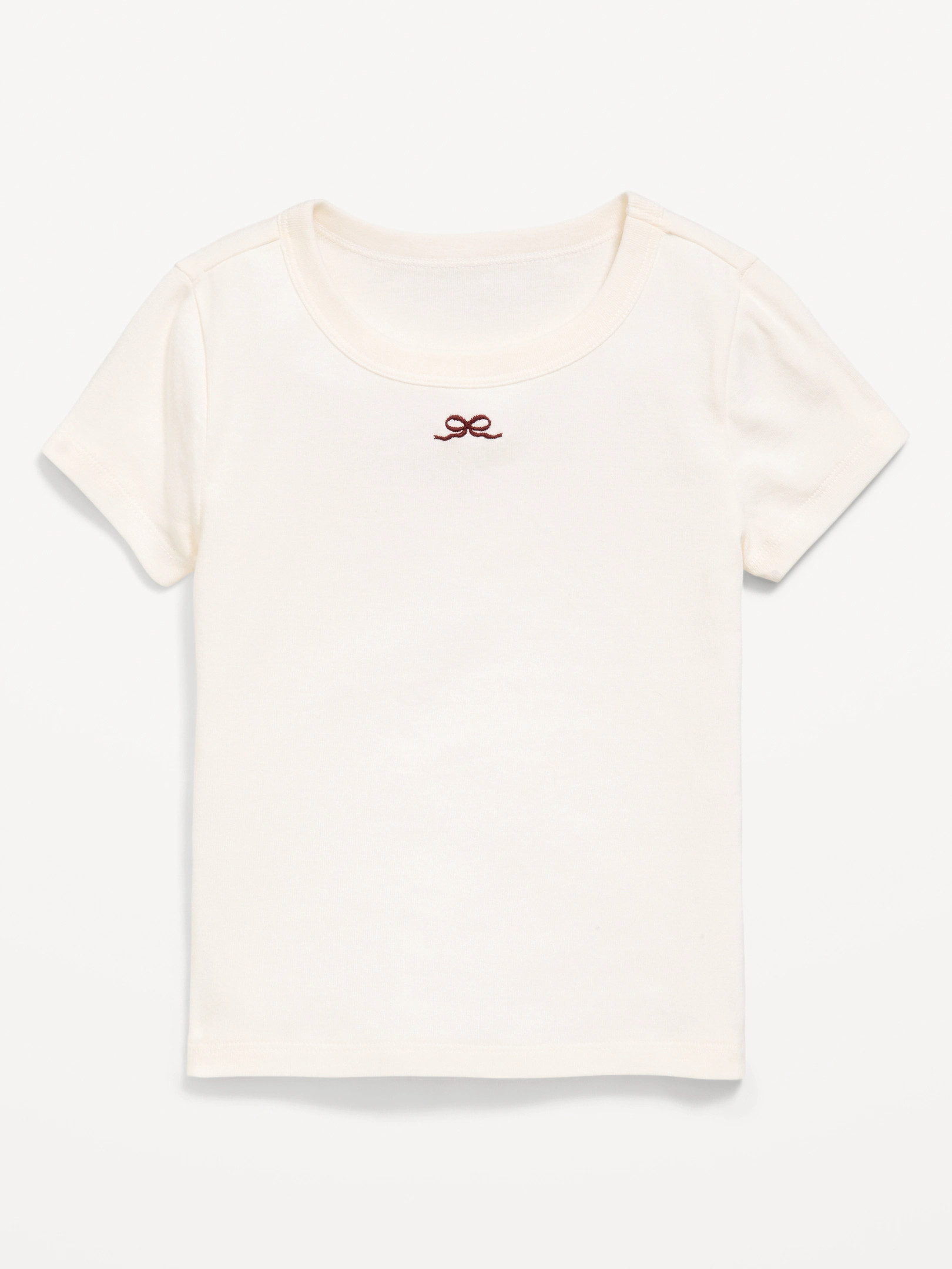 Fitted Short-Sleeve T-Shirt for Girls | Old Navy (US)