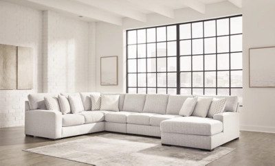 Larce 5-Piece Next-Gen Nuvella™ Performance Fabric Sectional with Chaise | Ashley Homestore