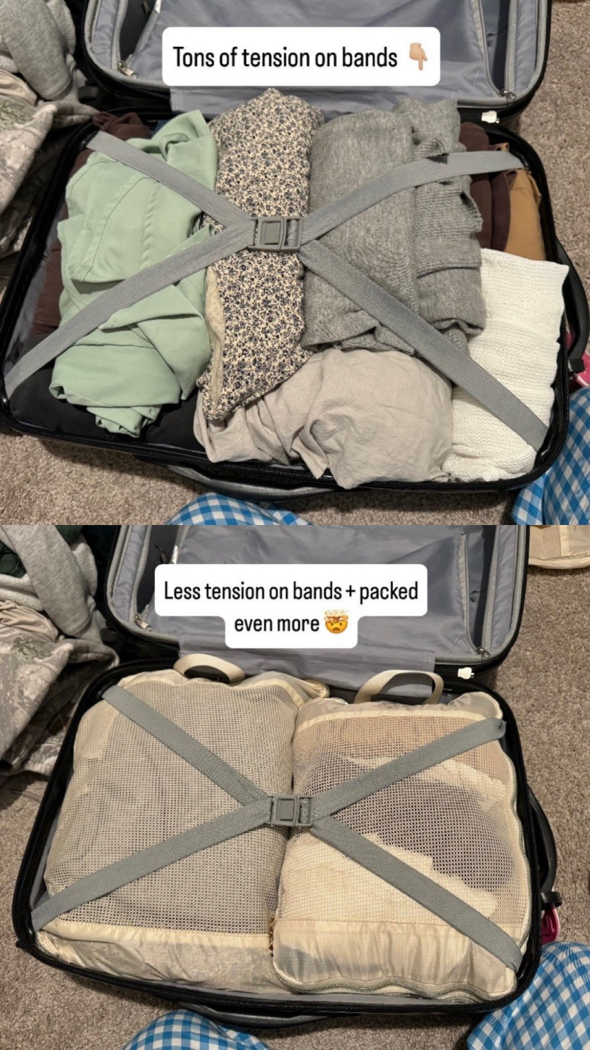 Packing cubes!! My new fav travel item!! They work so well! Especially for us over packers 🤣 Very sturdy and compress well! 

Travel, essentials, travel hacks, hack, packing cubes, vaca, vacation, traveling item 

#LTKTravel #LTKFindsUnder50 #LTKFamily