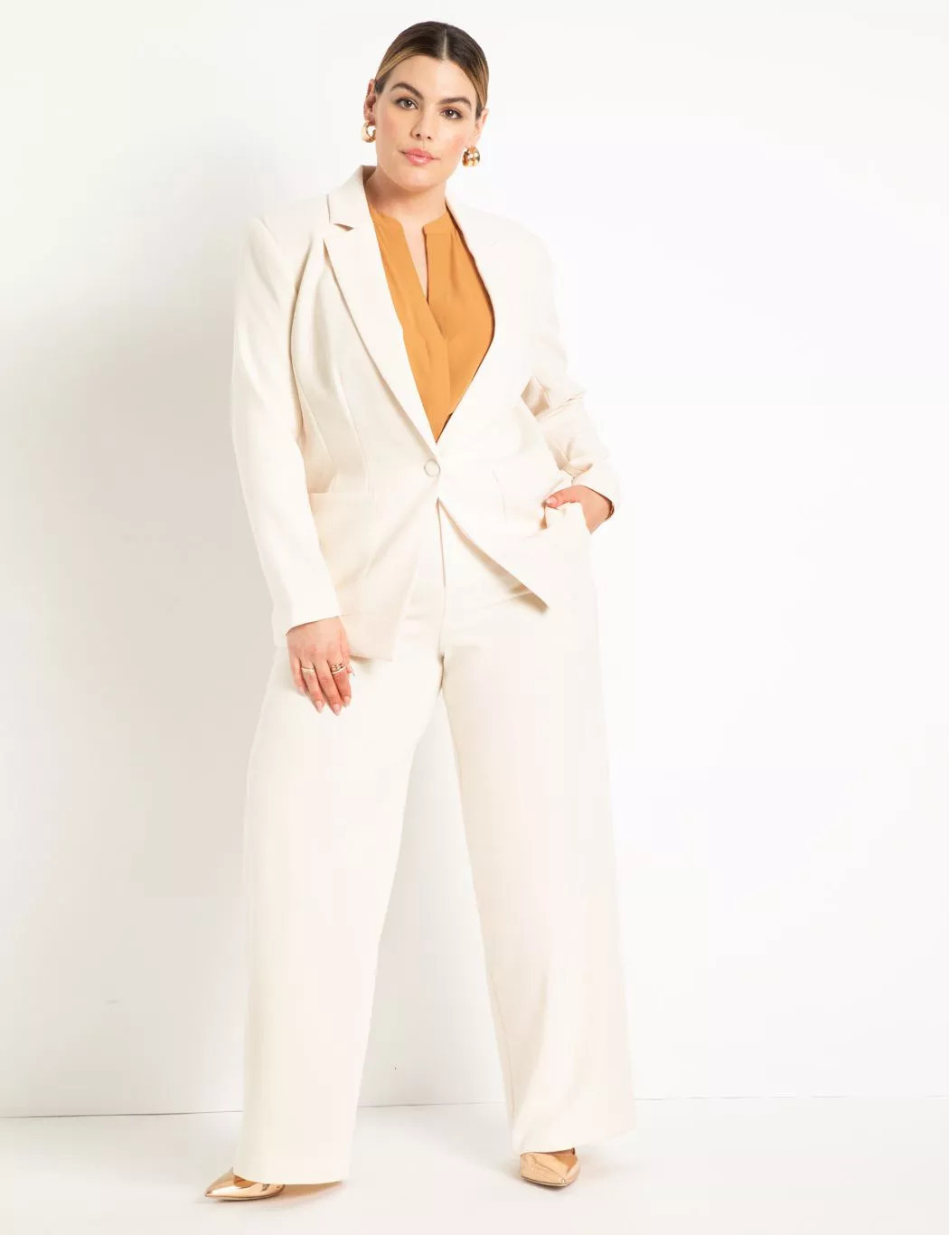 The 365 Suit Straight Leg Pant | Eloquii