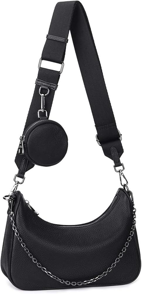 YALUXE Leather-Crossbody-Bags-for-Women Fashion Shoulder Handbag with Coin Purse | Amazon (US)