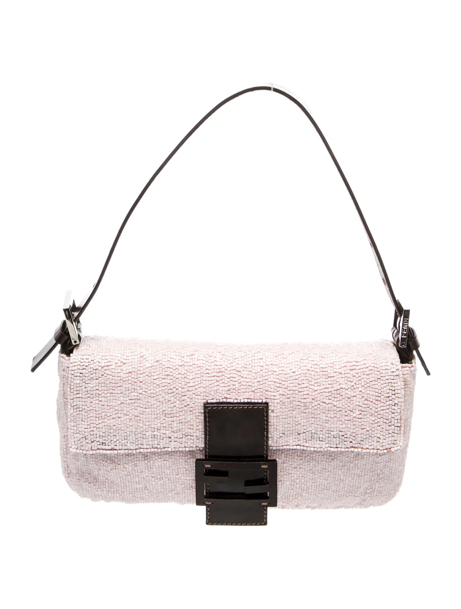 Fendi Zucca FF Baguette - Pink Handle Bags, Handbags - FEN407117 | The RealReal | The RealReal