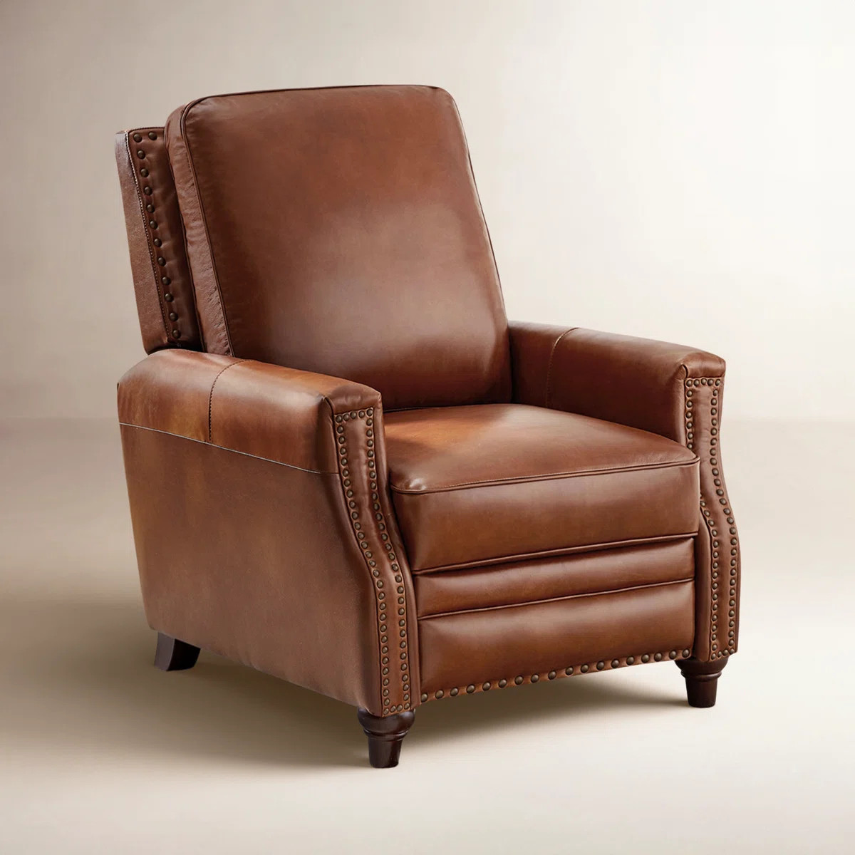 Birch Lane\u2122 Andrena Genuine Leather Recliner with Nailhead Trim & Reviews | Birch Lane | Birch Lane