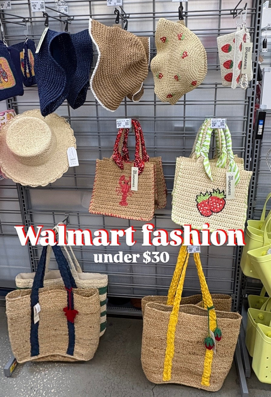 walmart spring. walmart summer. straw tote bags. beach bags. straw purse. summer purse. straw bucket hat. fashion under $30.

#LTKTravel #LTKSwim #LTKSpringSale