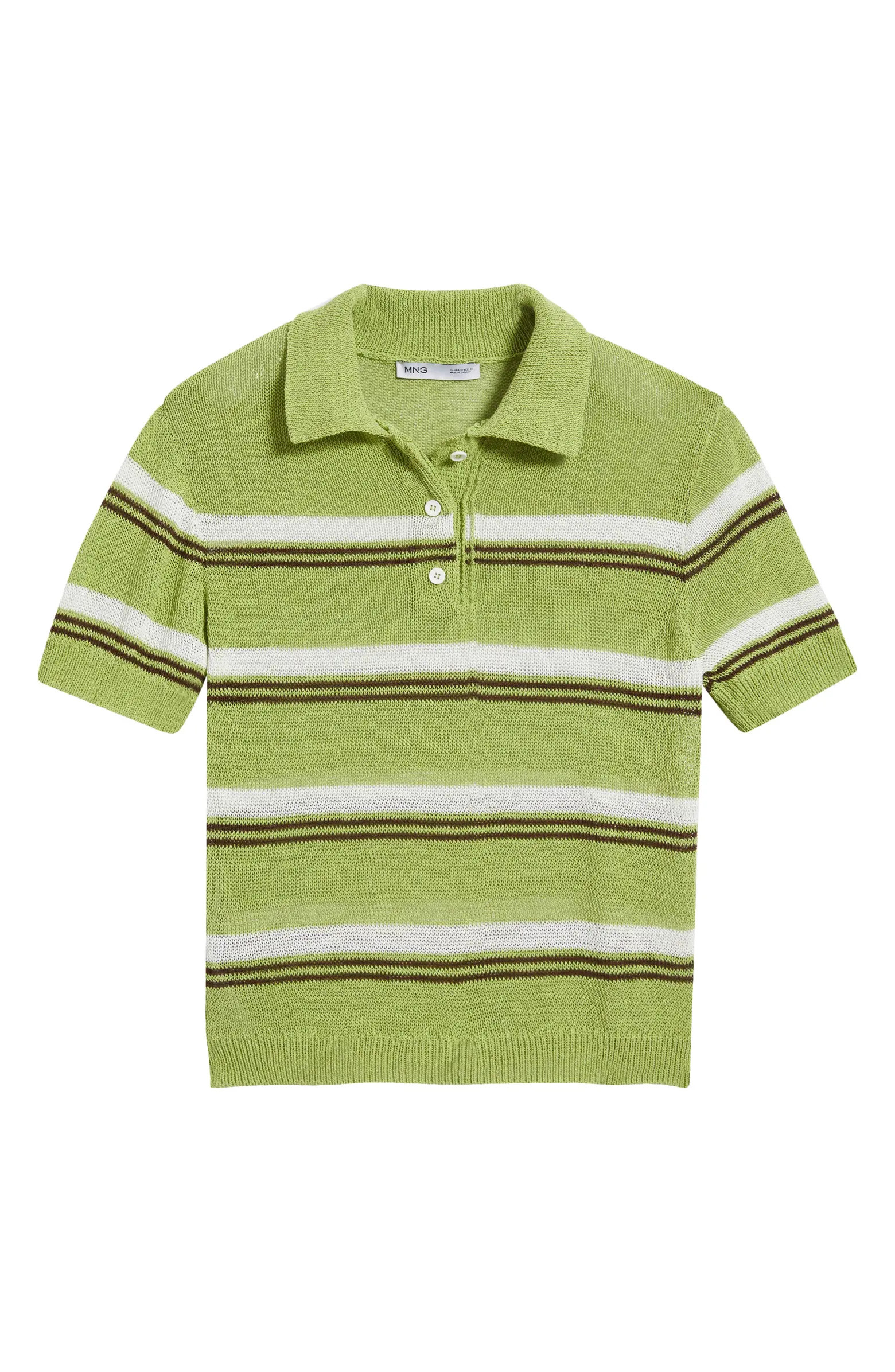 Stripe Jersey Polo Sweater | Nordstrom