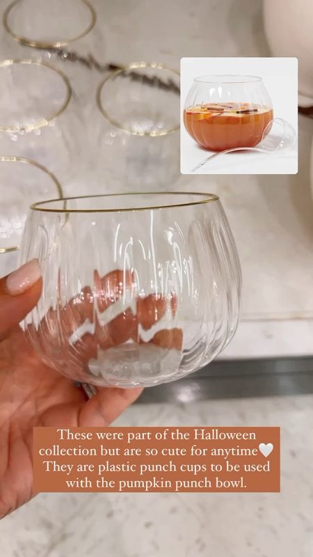 The cutest pumpkin punch bowl and pumpkin cups. They are plastic which is perfect for a Halloween party! Target Halloween Finds

#LTKSeasonal #LTKfindsunder50 #LTKhome