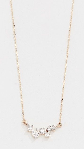 14k Gold Scattered Diamond Necklace | Shopbop