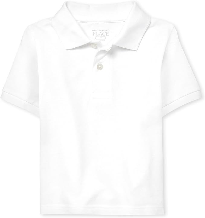 The Children's Place baby boys Fashion Color Short Sleeve Pique Polo | Amazon (US)