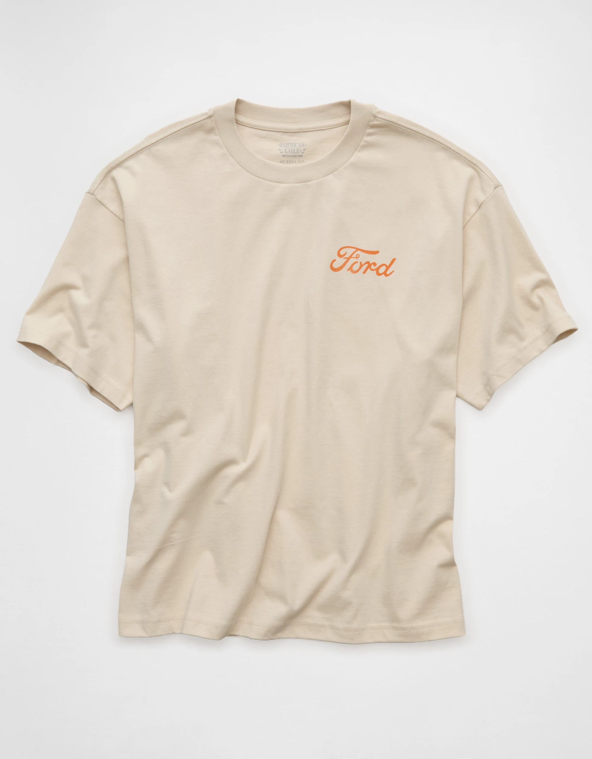 AE Boxy Fit Ford Halloween Graphic T-Shirt | American Eagle Outfitters (US & CA)