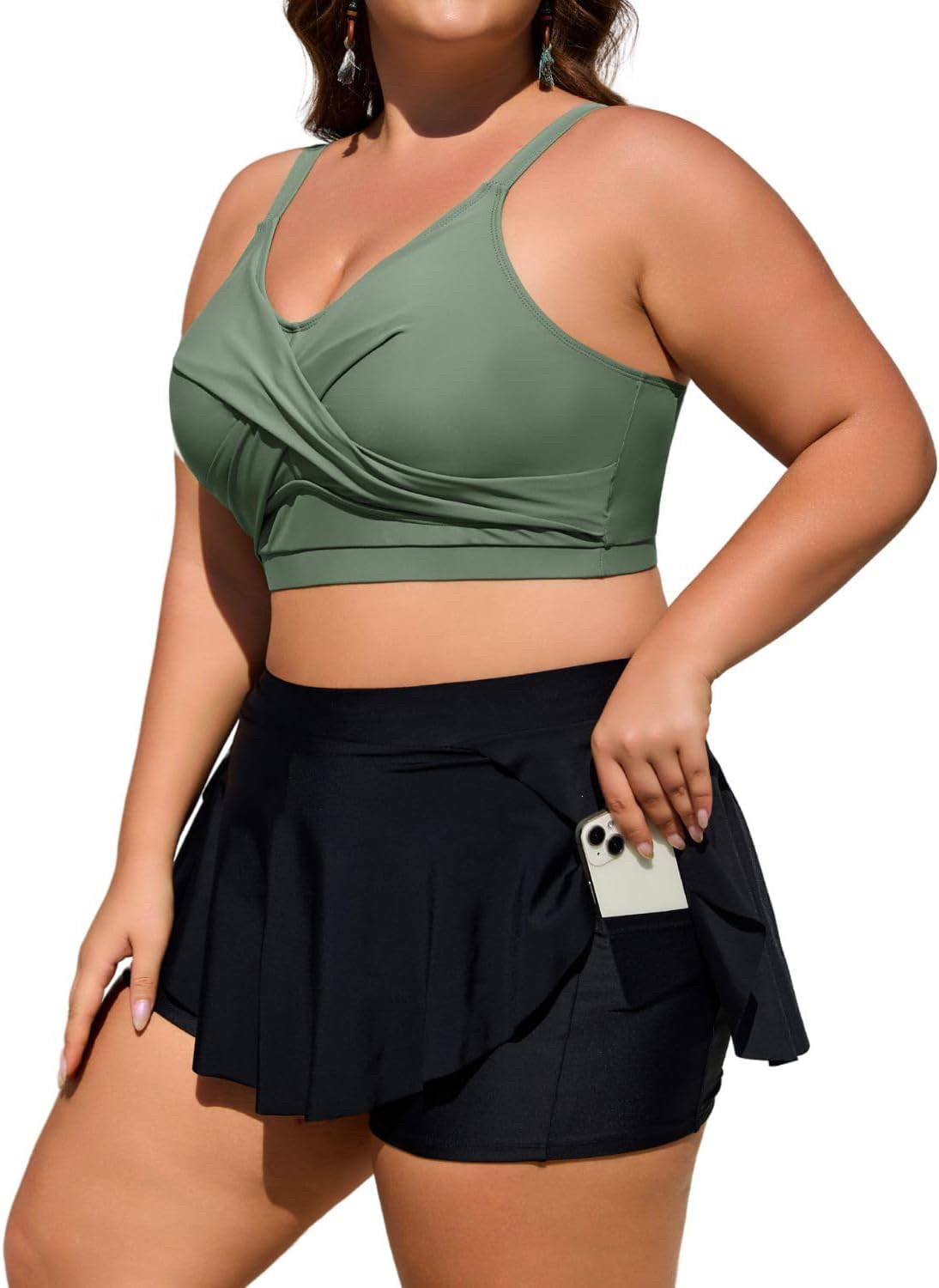 Womens Plus Size Bikini: Two Piece 

 #LTKSummerEdit #LTKOver40 #LTKSwim