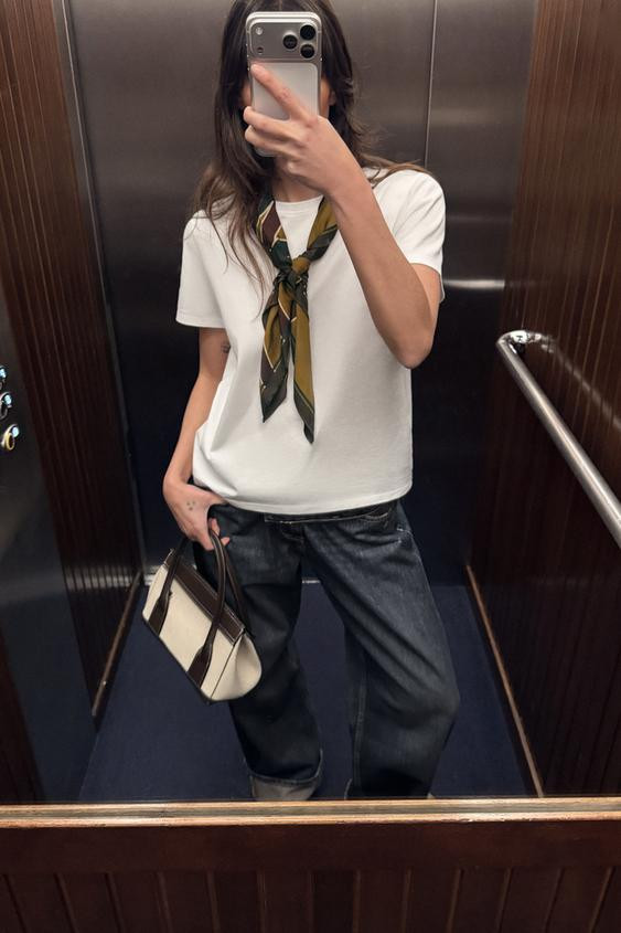 100% VISCOSE STRIPED PRINT SCARF | Zara UK