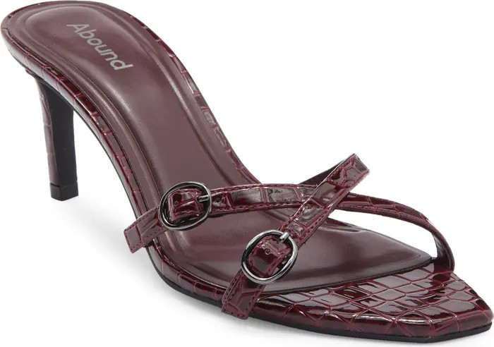 Abound Sylvia Croc Embossed Heeled Sandal (Women) | Nordstromrack | Nordstrom Rack