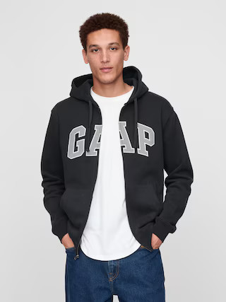 Adult VintageSoft Arch Logo Full-Zip Hoodie | Gap (US)