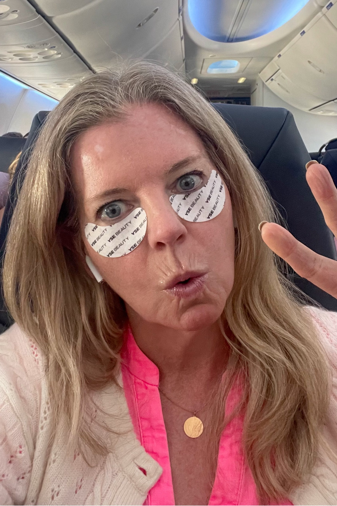 Favorite eye masks that I've ever tried - and I've tried so many!
Used them on the flight home from Florida and got a lot of questions✈️

*Code GOODNEWS20 for 20% off!!!*

#LTKOver40 #LTKBeauty #LTKActive