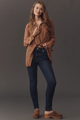 FRAME Le High High-Rise Skinny Jeans | Anthropologie (US)