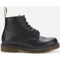 Dr. Martens 101 Smooth Leather 6-Eye Boots - Black - UK 3 | Coggles (Global)
