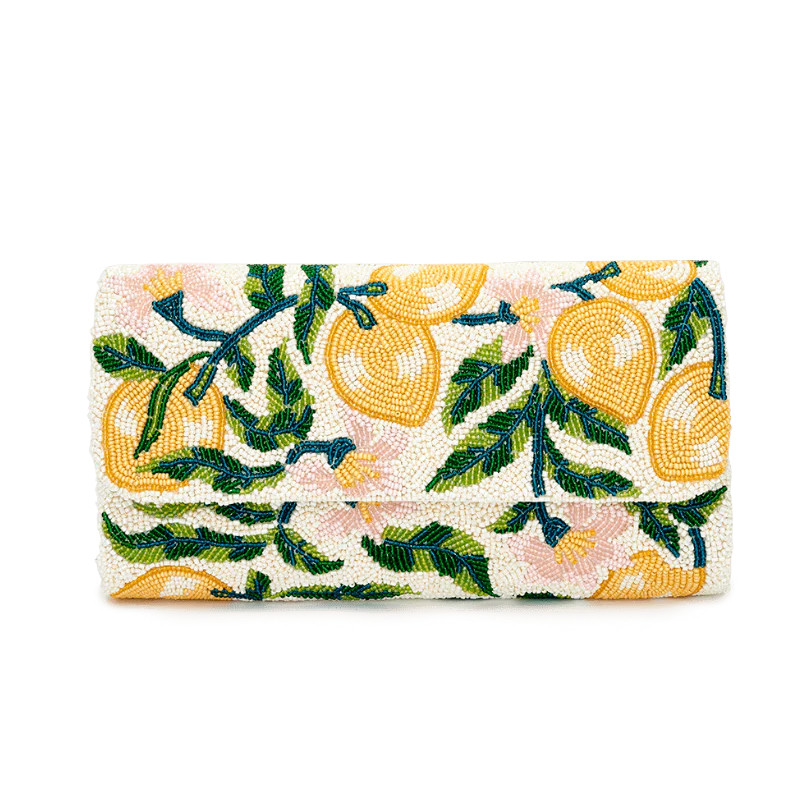 The Citron Beaded Clutch \u2013 Summer Chain Clutch Bag | Lily & Bean | Lily and Bean