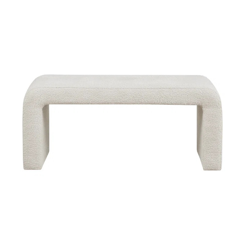 Steve Boucle Waterfall Bench | Wayfair North America