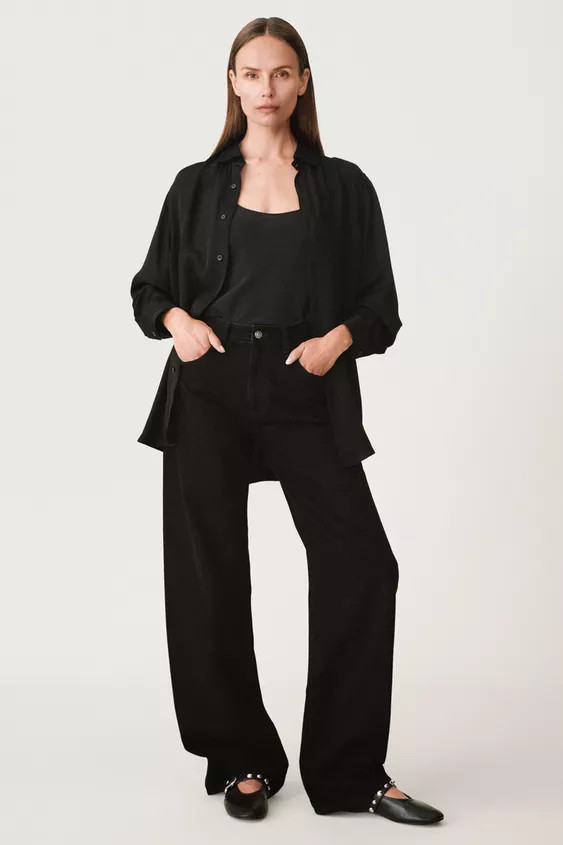 HIGH-WAIST CURVED JEANS 50TH ANNIVERSARY | Zara UK