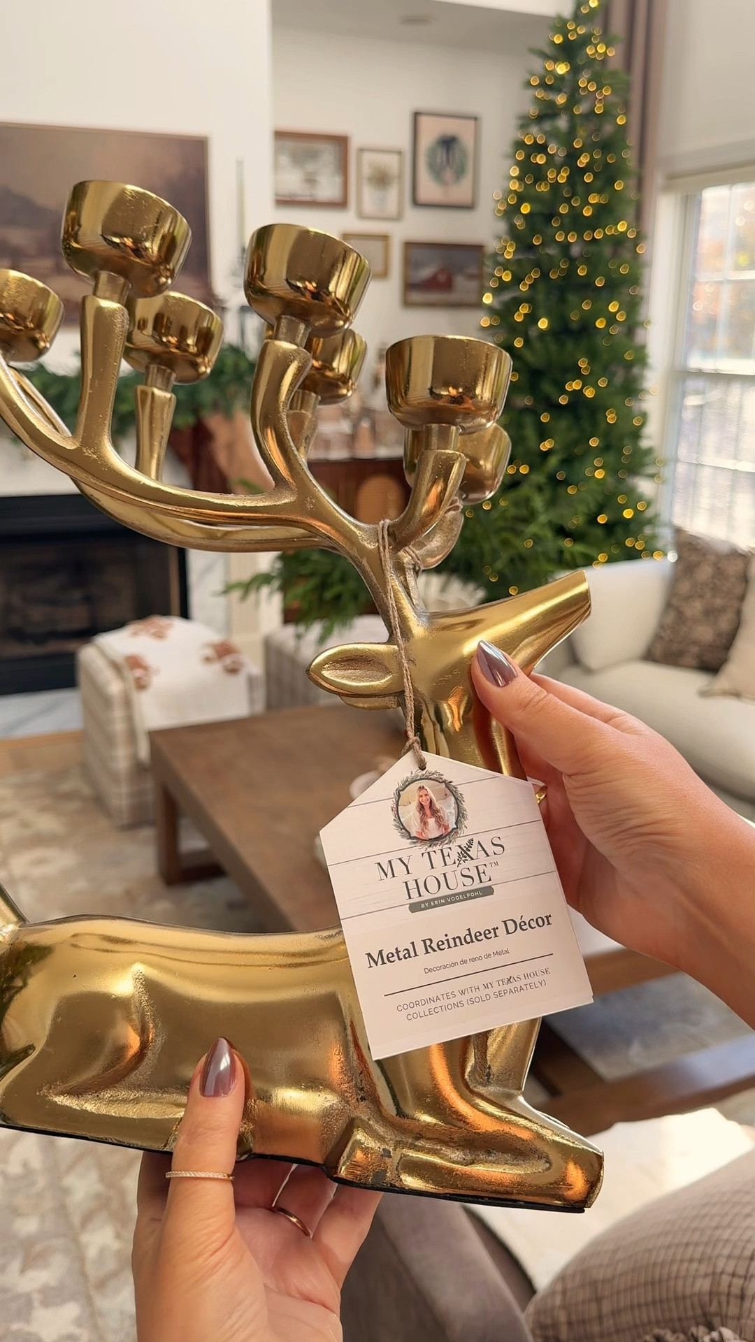 Can you believe that 80 oz candle is only $30? 😍😍

I’ve been keeping my decor simple and trying not to over complicate things.  For my coffee table I switched my stems to winter ones, swapped out my bowl filler for bells, took off a couple everyday things… and added these two pieces from Walmart and it came together perfectly. 

The gold deer by MTH is super popular right now and is definitely a statement piece. And the oversized BHG candle has a cozy Christmas scent, burns forever, and looks so good... not to mention an insane value for how much candle you get. Pretty, functional, and easy… honestly these might be my favorite Walmart holiday finds this year.

#walmartfinds #coffeetablestyling #holidaydecor #walmartchristmas

Comment SHOP below to receive a DM with the link to this post on my LTK ⬇ https://liketk.it/5vViv #ltkhome #ltkholiday