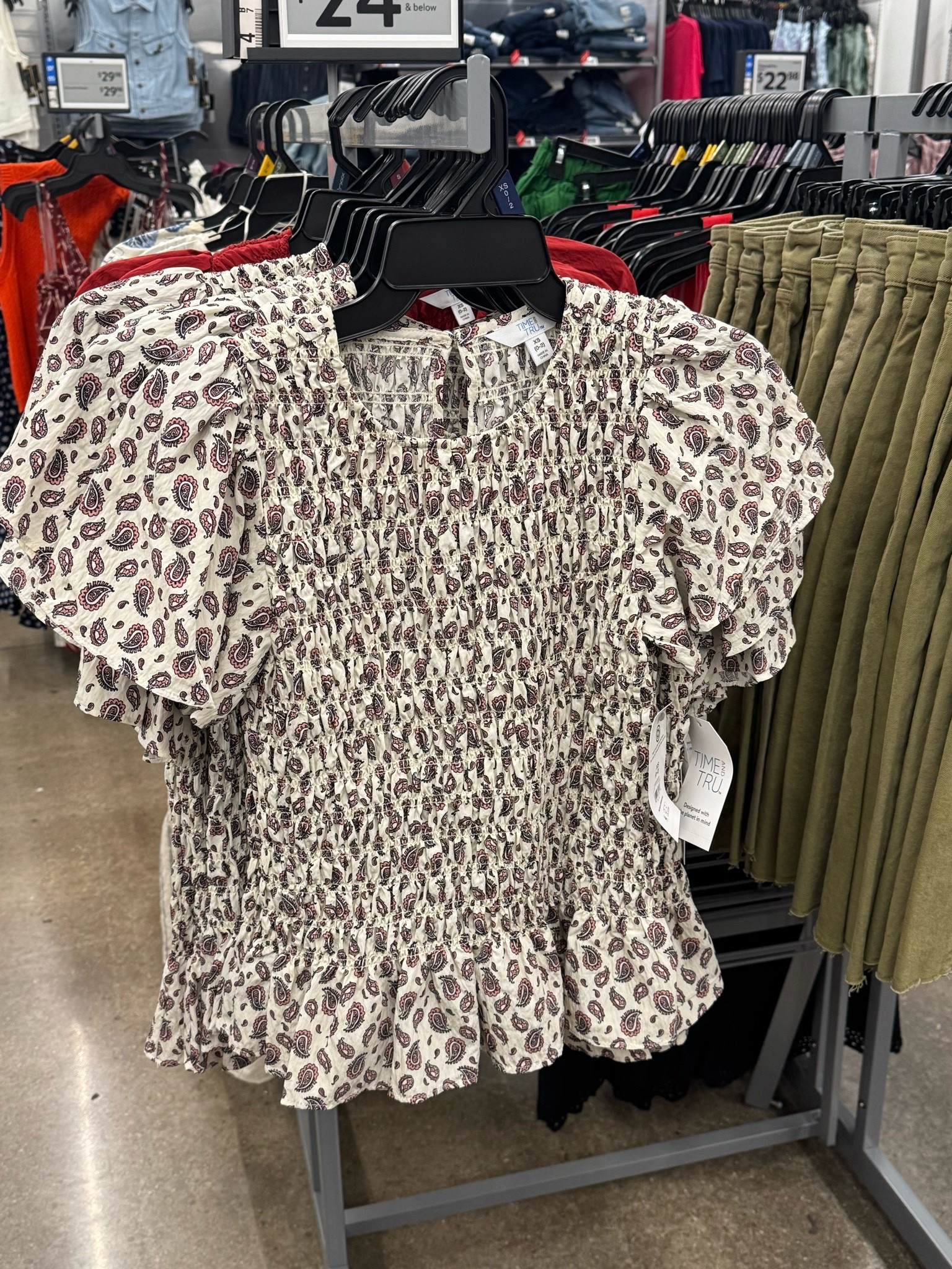 Walmart Time and Tru Women's Smocked Top with Short Puff Sleeves, Sizes XS-XXXL

#LTKootd #LTKSeasonal #LTKWorkwear