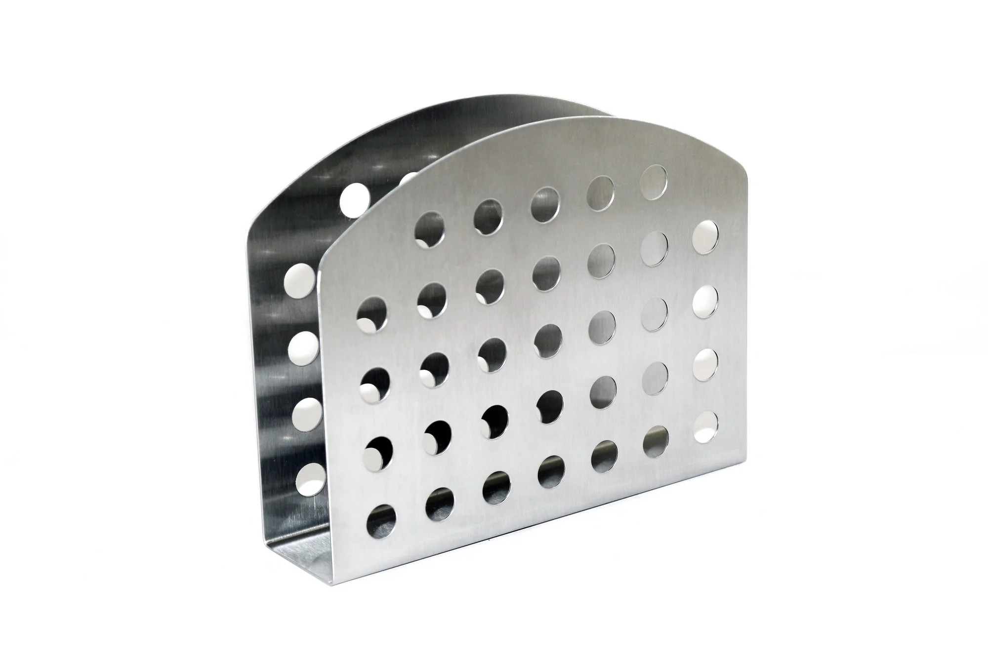 Mainstays Stainless Steel Slim Napkin Holder, Dot Pattern | Walmart (US)