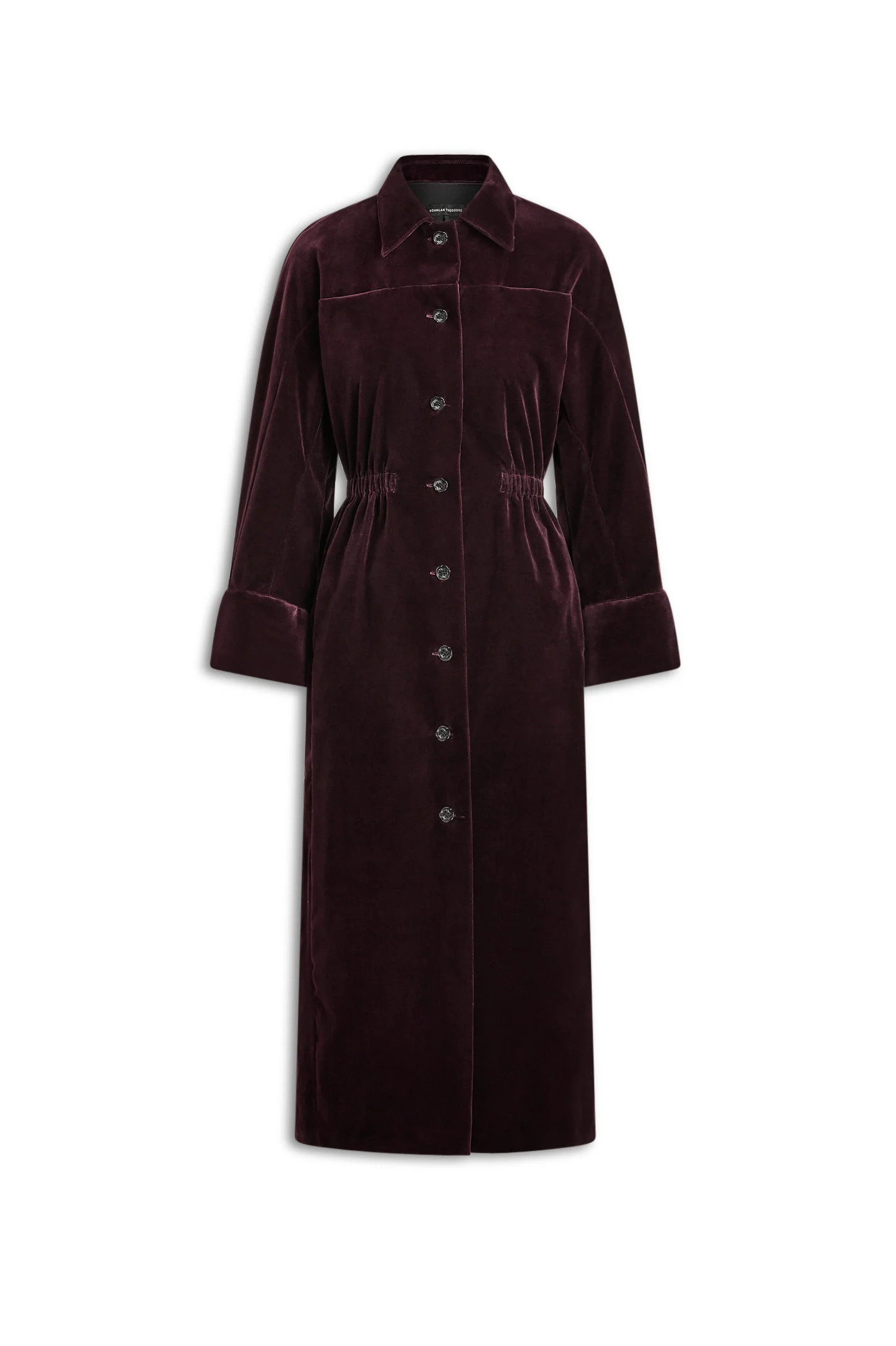 VELVET DRESS - BURGUNDY - Scanlan Theodore | Scanlan Theodore