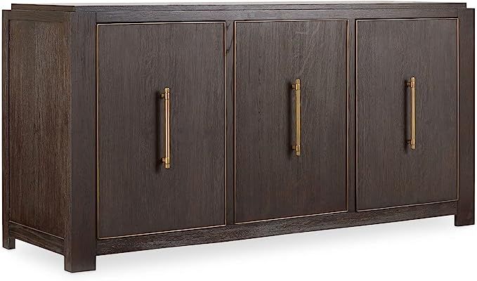 Hooker Furniture Curata Buffet in Midnight Brown and Brushed Brass | Amazon (US)
