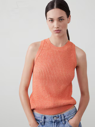 Textured Ribbed Sweater Tank | Banana Republic Factory