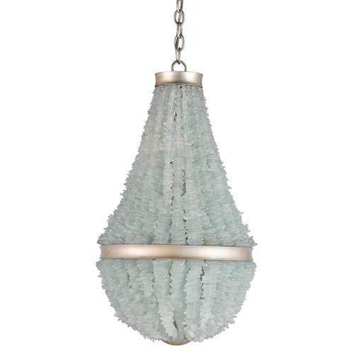 Milo Coastal Beach Seaglass Chandelier | Kathy Kuo Home