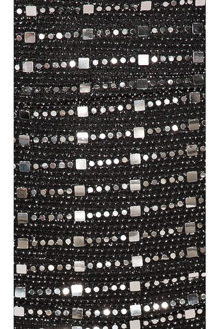 Isla Cowl Neck Dress in Silver Black | Revolve Clothing (Global)