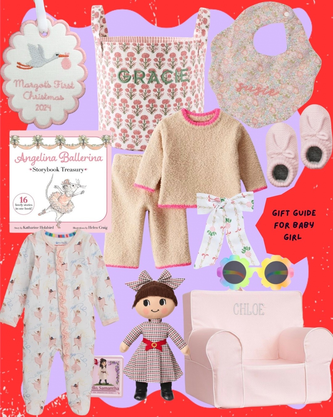 Gift guide for baby girl. Gift guide for toddler girl. Gift guide. Gift guide for her. Gift guide under $50. Under $50 gifts. Gifts for her. Gifts for baby.  #ltkbaby #ltkkids #ltkfindsunder50 #ltkgiftguide

#LTKHoliday #LTKBaby #LTKGiftGuide