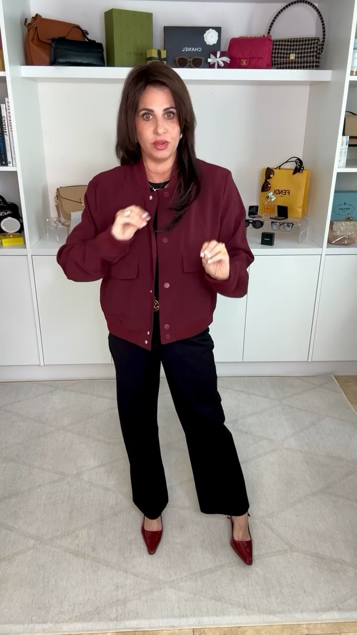 Bringing out the burgundy, and I’m feeling all the fall vibes! 🍇 

#LTKVideo #LTKStyleTip #LTKOver40