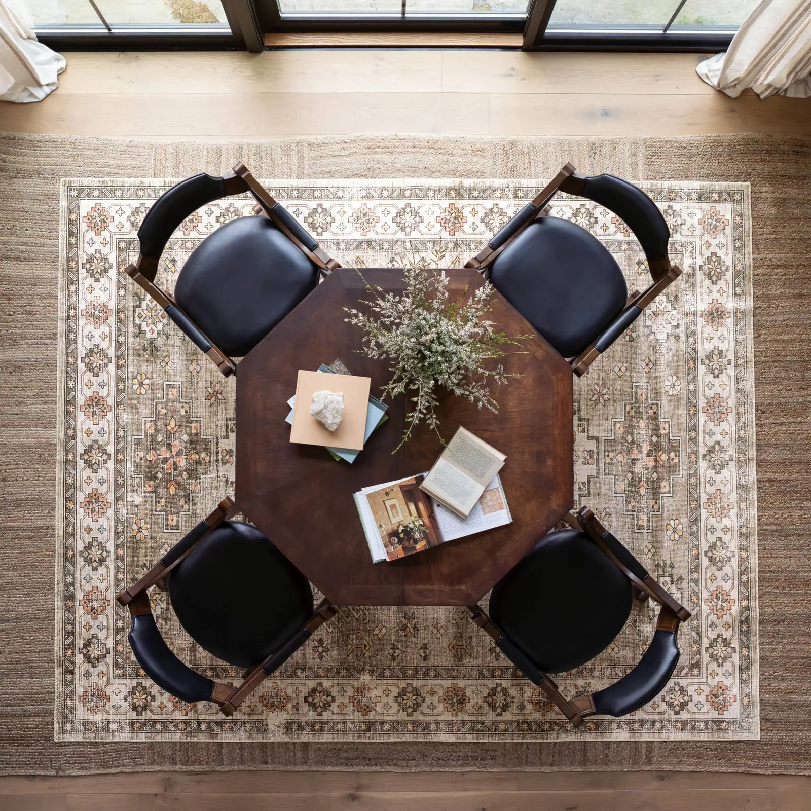 Barbary Distressed Washable Rug | Beige | Rugs USA