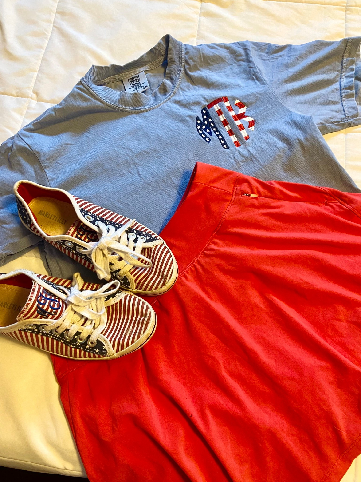 Fourth of July ready! This shirt is still in stock and makes a great gift idea, too! 


#fourthofjuly #july4th #unitedmonograms #patriotic #LTKGiftGuide #giftforher 

#LTKStyleTip #LTKFindsUnder50 #LTKSeasonal