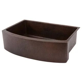 Premier Copper Products KASRDB30249 30" Hammered Copper Single Basin - Oil Rubbed Bronze (Oil Rubbed | Bed Bath & Beyond