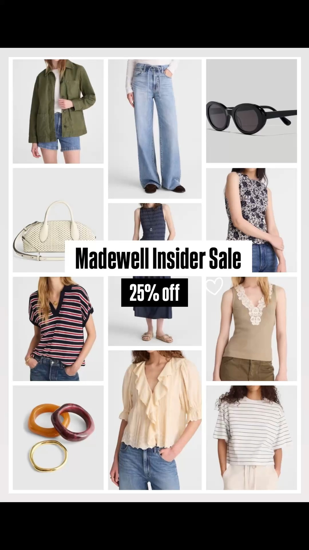 Madewell Insider sale 25% off.

#LTKOver40 #LTKSeasonal #LTKSaleAlert