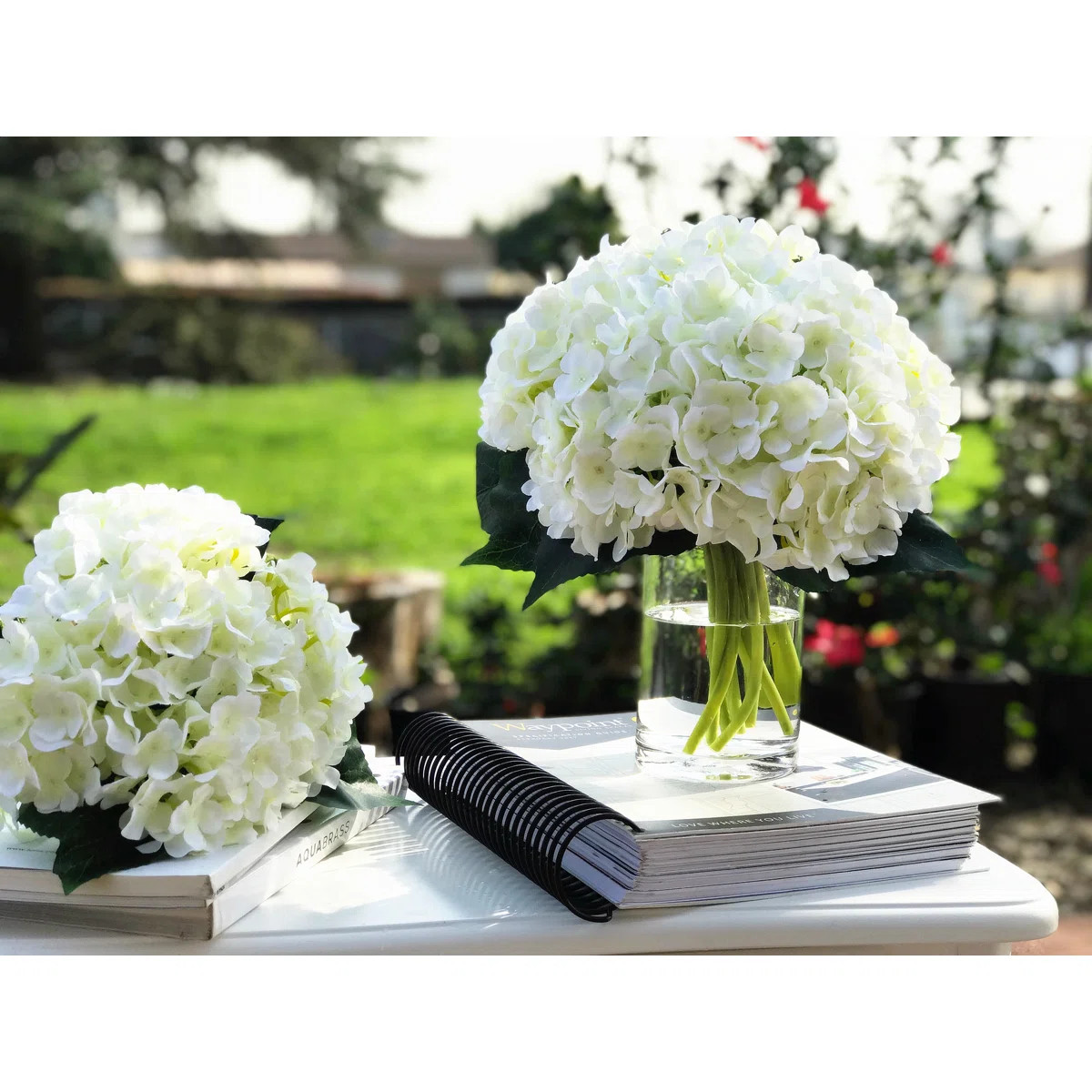 Silk Hydrangea Arrangement (Set of 3) | Wayfair North America