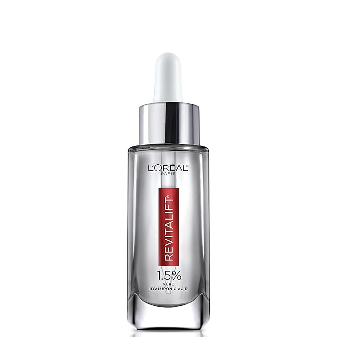 L'Oreal Paris Skincare Revitalift Derm Intensives 1.5% Pure Hyaluronic Acid Face Serum, Hyaluroni... | Amazon (US)