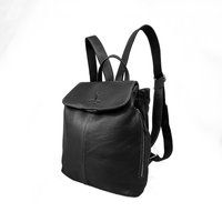 Black Leather Women Backpack | With Adjustable Straps | Etsy (UK)