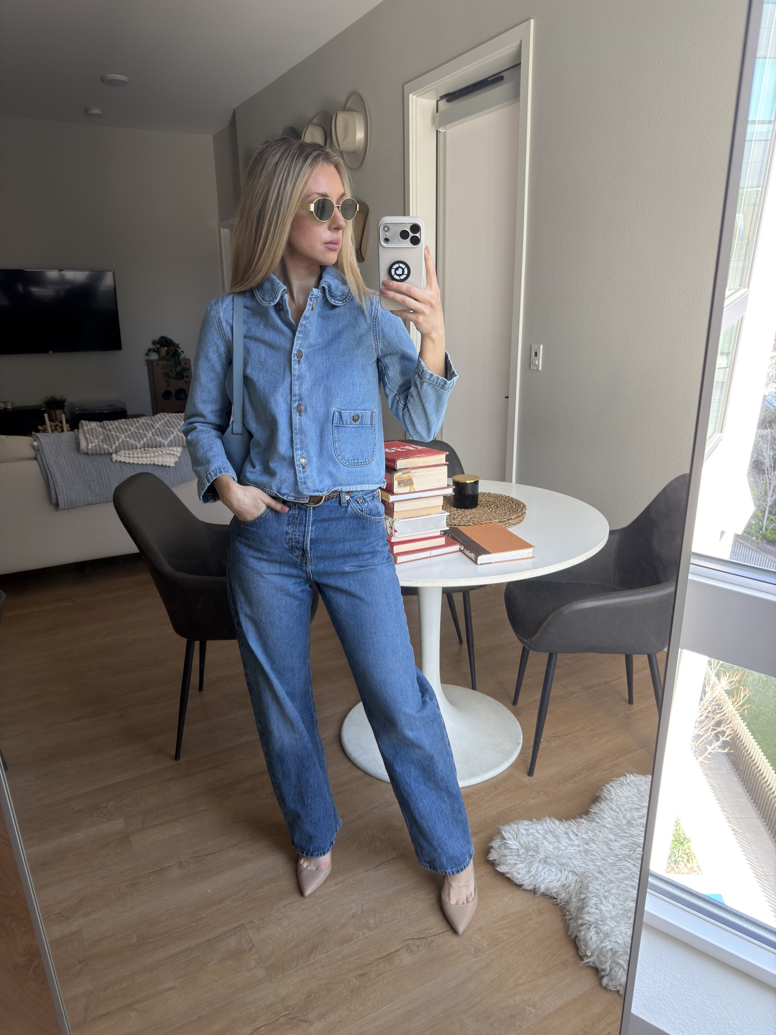 Can’t beat a good denim on denim look 

#LTKootd