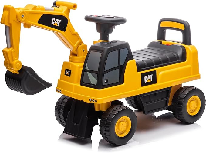 Best Ride On Cars CAT Excavator Push Car – Licensed Caterpillar Ride-On Digger Toy for Kids wit... | Amazon (US)