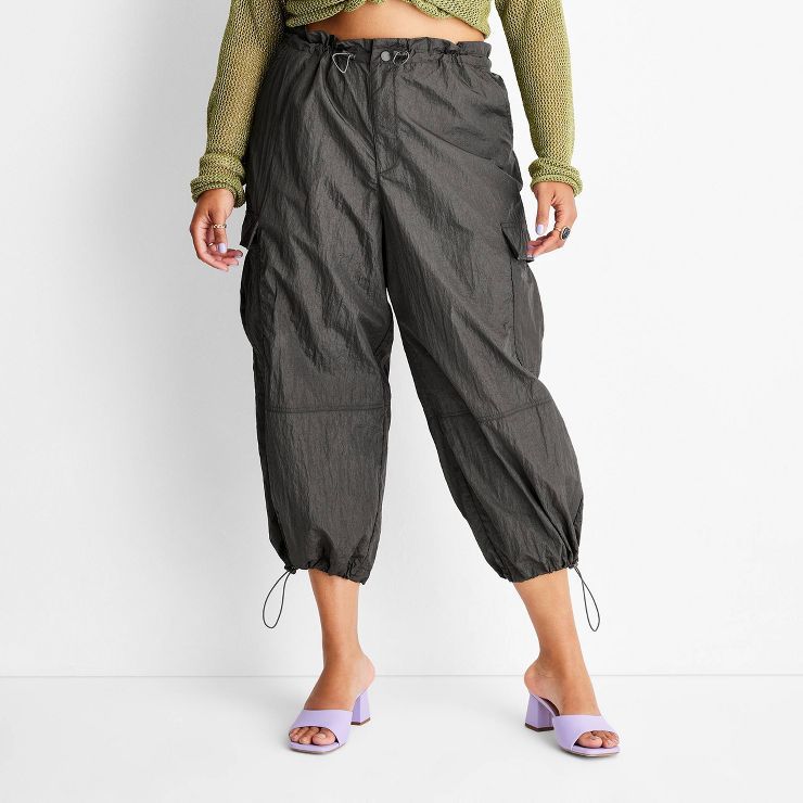 Women's Utility Nylon Cargo Pants - Future Collective™ with Alani Noelle | Target