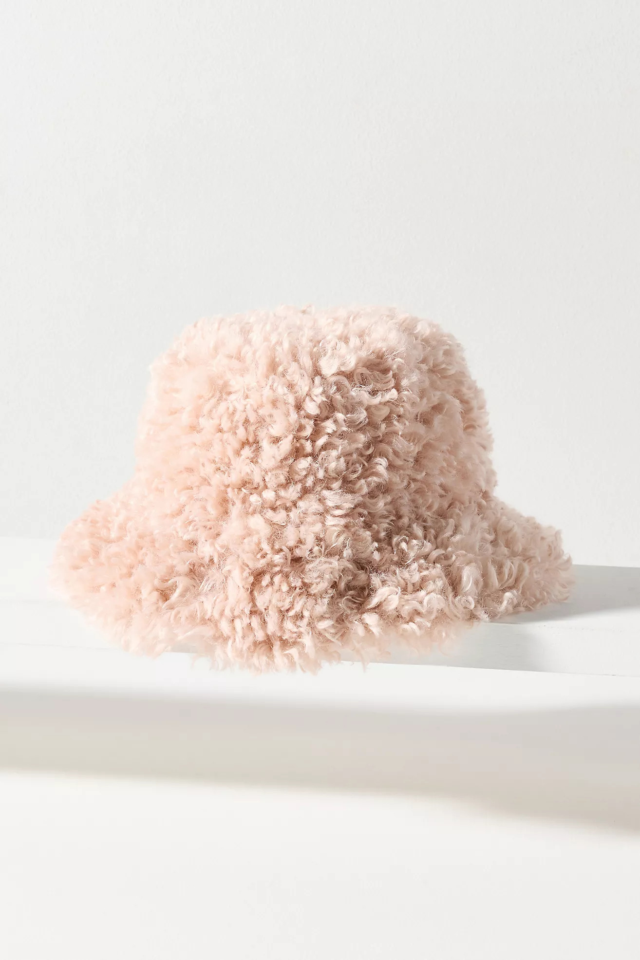 Curly Sherpa Fleece Bucket Hat | Anthropologie (US)