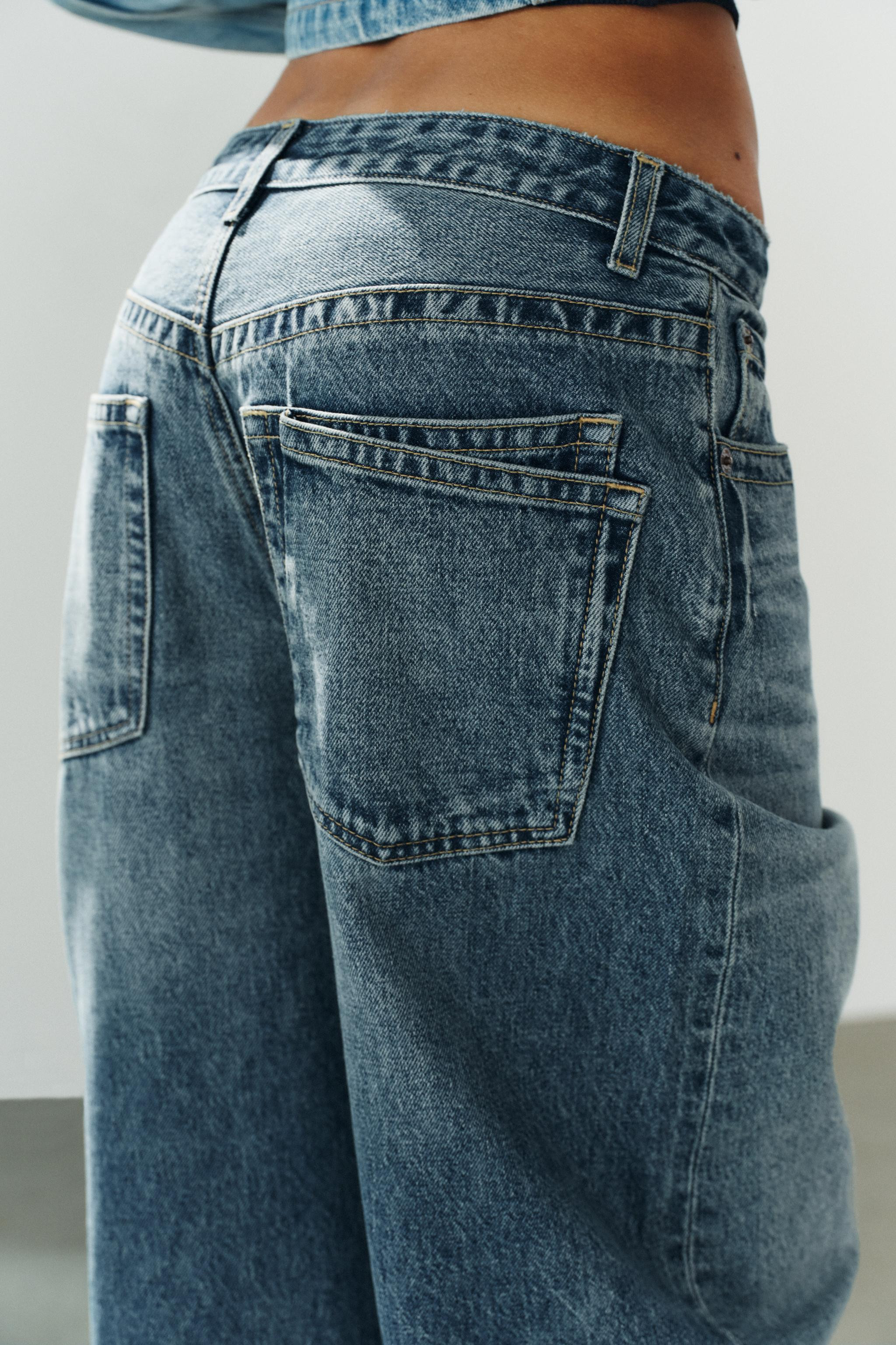 TRF MID-RISE BAGGY JEANS | Zara US