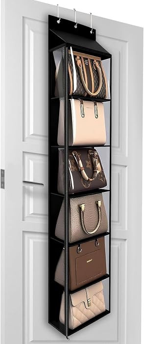 Lirex Over The Door Purse Organizer & Purse Shelf for Closet \u2013 Handbag Storage Organizer wit... | Amazon (US)