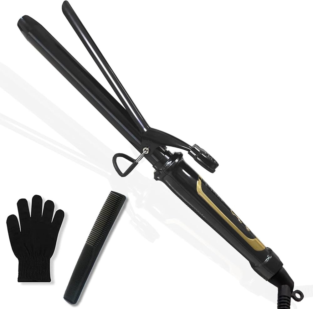 abp 1 Inch Curling Iron with Ceramic Coating Barrel for Long/Medium Hair, Extra Long Barrel Curli... | Amazon (US)