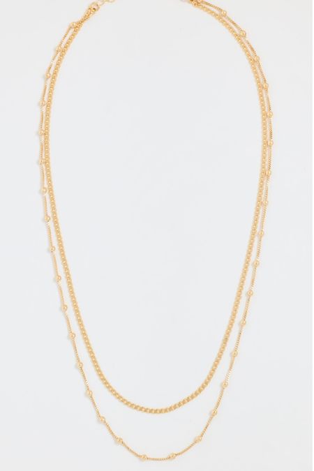 Layered chain necklace Shopbop 

#LTKFindsUnder100 #LTKStyleTip