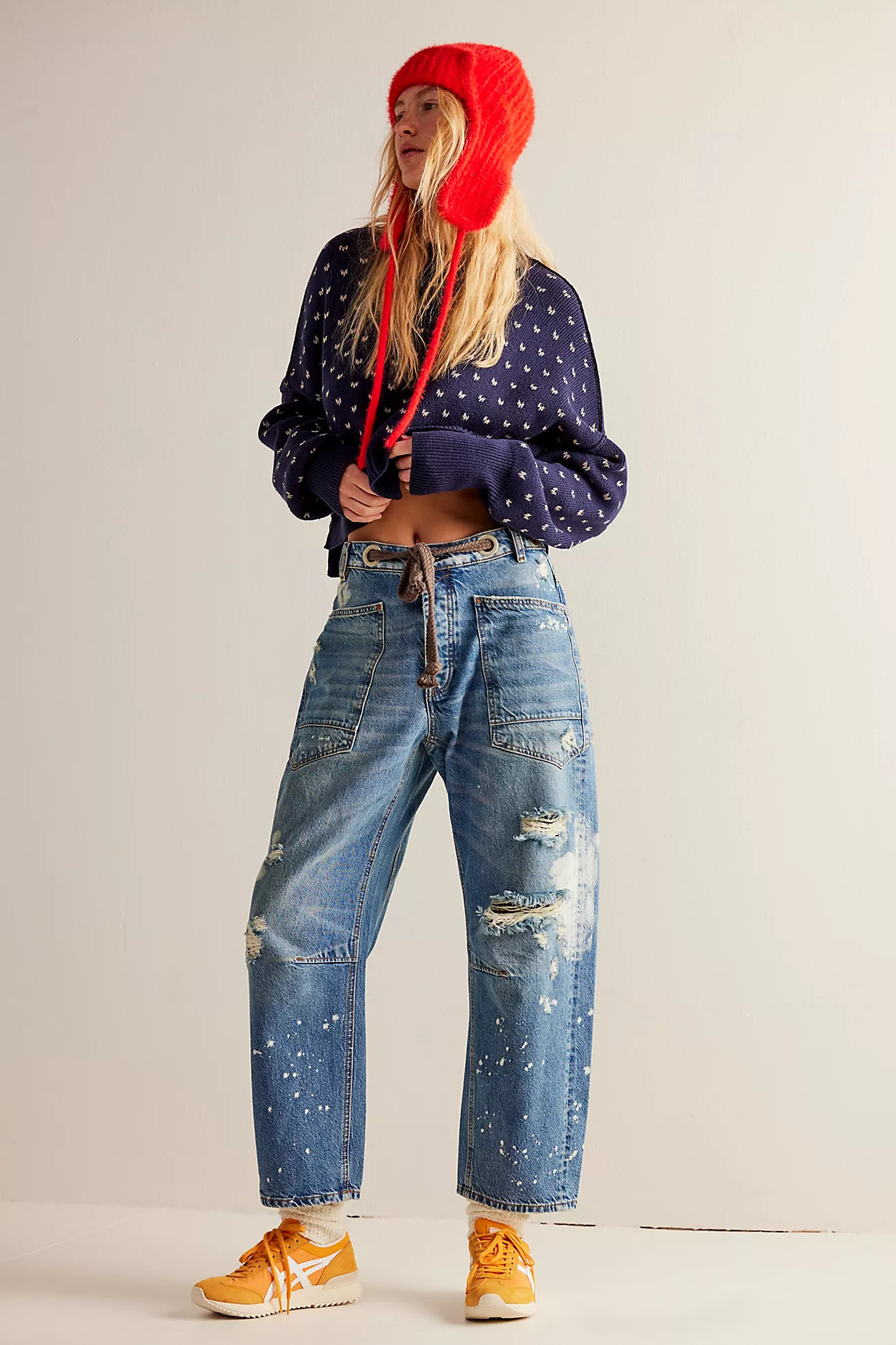 We The Free Moxie Pull-On Barrel Jeans | Free People (Global - UK&FR Excluded)