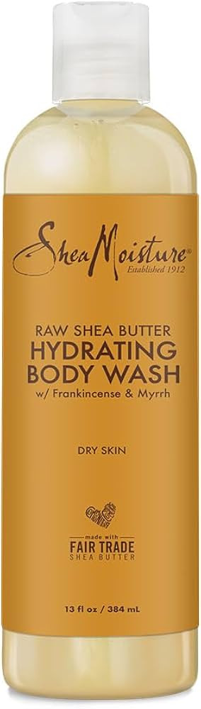 Sheamoisture Hydrating Body Wash for Dry Skin Raw Shea Butter to Cleanse and Hydrate , 13 fl oz | Amazon (US)